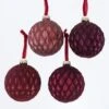 12-delige Set: Kerstballen "Kyla" Paars/lichtroze - Ø 8 Cm -Boltze boltze 12 delige set kerstballen kyla paars lichtroze o 8 cm
