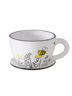 2-delige Set: Bloempotten "Summy" Wit - Ø 17 Cm -Boltze boltze 2 delige set bloempotten summy wit o 17 cm 2