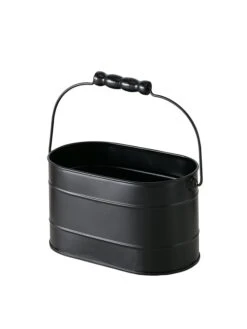 2-delige Set: Bloempotten "Trixi" Zwart -Boltze boltze 2 delige set bloempotten trixi zwart 2