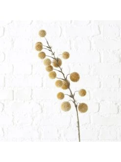 2-delige Set: Decoratieve Bloemen "Zoete Kastanje" Geel/lichtbruin -Boltze boltze 2 delige set decoratieve bloemen zoete kastanje geel lichtbruin 1