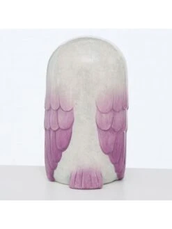 2-delige Set: Decoratieve Figuren "Babette" Wit/paars - (H)17 Cm -Boltze boltze 2 delige set decoratieve figuren babette wit paars h 17 cm 2