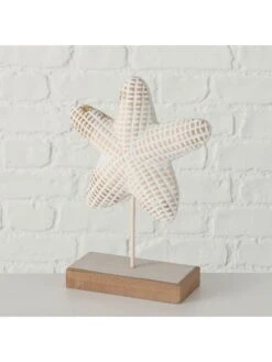 2-delige Set: Decoratieve Figuren Crème - (H)29,5 Cm -Boltze boltze 2 delige set decoratieve figuren creme h 29 5 cm 4