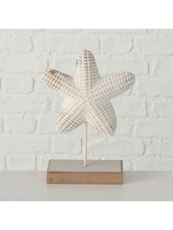 2-delige Set: Decoratieve Figuren Crème - (H)29,5 Cm -Boltze boltze 2 delige set decoratieve figuren creme h 29 5 cm 9