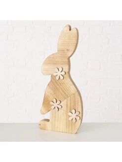 2-delige Set: Decoratieve Figuren "Darijan" Naturel - (H)30 Cm -Boltze boltze 2 delige set decoratieve figuren darijan naturel h 30 cm 2