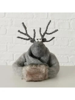 2-delige Set: Decoratieve Figuren "Mavino" Lichtbruin - (B)19 X (H)20 Cm -Boltze boltze 2 delige set decoratieve figuren mavino lichtbruin b 19 x h 20 cm 2