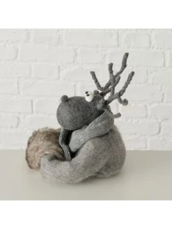 2-delige Set: Decoratieve Figuren "Mavino" Lichtbruin - (B)19 X (H)20 Cm -Boltze boltze 2 delige set decoratieve figuren mavino lichtbruin b 19 x h 20 cm 4