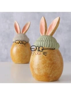 2-delige Set: Decoratieve Figuren "Milma" Lichtbruin - (H)12 X Ø 7 Cm -Boltze boltze 2 delige set decoratieve figuren milma lichtbruin h 12 x o 7 cm 6