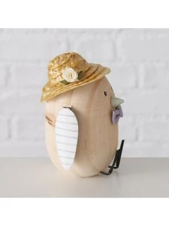 2-delige Set: Decoratieve Figuren "Vogel" Naturel - (H)11 X Ø 8 Cm -Boltze boltze 2 delige set decoratieve figuren vogel naturel h 11 x o 8 cm 5