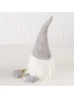 2-delige Set: Decoratieve Figuren Voor Op Een Rand "Miley" Grijs - (H)63 Cm -Boltze boltze 2 delige set decoratieve figuren voor op een rand miley grijs h 63 cm 3