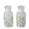 2-delige Set: Decoratieve Flessen "Eukana" Transparant/groen - (H)18 X Ø 8 Cm -Boltze boltze 2 delige set decoratieve flessen eukana transparant groen h 18 x o 8 cm