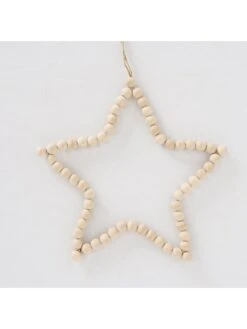 2-delige Set: Decoratieve Hangers "Beads" Wit/beige - (L)28 Cm -Boltze boltze 2 delige set decoratieve hangers beads wit beige l 28 cm 2