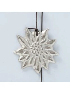 2-delige Set: Decoratieve Hangers Lichtbruin/zilverkleurig - (L)63 Cm -Boltze boltze 2 delige set decoratieve hangers lichtbruin zilverkleurig l 63 cm 4