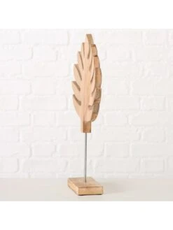 2-delige Set: Decoratieve Objecten "Monsteria" Lichtbruin - (B)24 X (H)45 Cm -Boltze boltze 2 delige set decoratieve objecten monsteria lichtbruin b 24 x h 45 cm 2