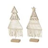 2-delige Set: Decoratieve Objecten "Oletta" Lichtbruin - (B)14 X (H)30 Cm -Boltze boltze 2 delige set decoratieve objecten oletta lichtbruin b 14 x h 30 cm
