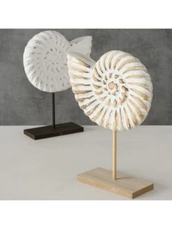 Boltze -Boltze boltze 2 delige set decoratieve objecten rhodos wit 1