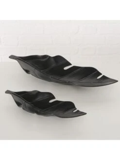 2-delige Set: Decoratieve Schalen "Jatay" Zwart -Boltze boltze 2 delige set decoratieve schalen jatay zwart 3