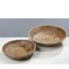 2-delige Set: Decoratieve Schalen "Michel" Naturel