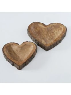 2-delige Set: Decoratieve Schalen "Widdo" Lichtbruin -Boltze boltze 2 delige set decoratieve schalen widdo lichtbruin 4