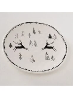 2-delige Set: Dessertborden "Madalyn" Wit - Ø 23 Cm -Boltze boltze 2 delige set dessertborden madalyn wit o 23 cm 3