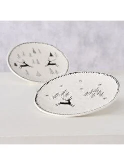 2-delige Set: Dessertborden "Madalyn" Wit - Ø 23 Cm -Boltze boltze 2 delige set dessertborden madalyn wit o 23 cm 4