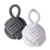 2-delige Set: Deurstoppers "Zuber" Grijs/wit - (H)23 X Ø 15 Cm -Boltze boltze 2 delige set deurstoppers zuber grijs wit h 23 x o 15 cm
