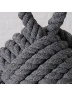 2-delige Set: Deurstoppers "Zuber" Grijs/wit - (H)23 X Ø 15 Cm -Boltze boltze 2 delige set deurstoppers zuber grijs wit h 23 x o 15 cm 3