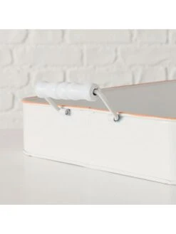 2-delige Set: Dienbladen "Babette" Wit -Boltze boltze 2 delige set dienbladen babette wit 3