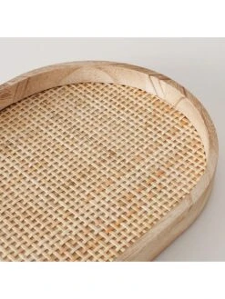 2-delige Set: Dienbladen "Ceres" Naturel -Boltze boltze 2 delige set dienbladen ceres naturel 3