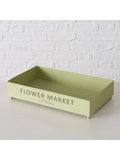 2-delige Set: Dienbladen "Flower Market" Meerkleurig - (B)36 Cm -Boltze boltze 2 delige set dienbladen flower market meerkleurig b 36 cm 3