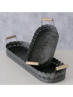 2-delige Set: Dienbladen "Marvel" Donkergrijs -Boltze boltze 2 delige set dienbladen marvel donkergrijs 5