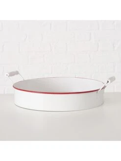 2-delige Set: Dienbladen "Mikkel" Wit -Boltze boltze 2 delige set dienbladen mikkel wit 3