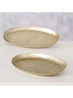 2-delige Set: Dienbladen "Sango" Lichtbruin -Boltze boltze 2 delige set dienbladen sango lichtbruin 5