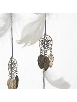 2-delige Set: Droomvangers "Dream" Wit/grijs - (B)12 X (H)43 Cm -Boltze boltze 2 delige set droomvangers dream wit grijs b 12 x h 43 cm 2