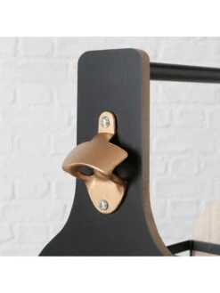 2-delige Set: Flessendragers "Grillhouse" Zwart - (B)29 X (H)33 X (D)18 Cm -Boltze boltze 2 delige set flessendragers grillhouse zwart b 29 x h 33 x d 18 cm 3