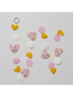 2-delige Set: Guirlandes "Vanessa" Wit/oranje/lichtroze - (L)180 Cm -Boltze boltze 2 delige set guirlandes vanessa wit oranje lichtroze l 180 cm 2