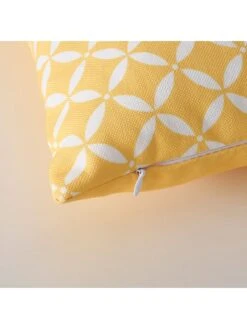 2-delige Set: Kussen "Goma" Lichtblauw/geel - (L)45 X (B)45 Cm -Boltze boltze 2 delige set kussen goma lichtblauw geel l 45 x b 45 cm 6