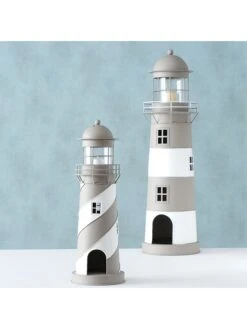 2-delige Set: Lantaarns "Amrum" Grijs -Boltze boltze 2 delige set lantaarns amrum grijs 2