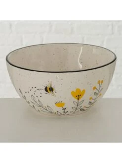 2-delige Set: Mueslikommen "Bieni" Crème - 850 Ml -Boltze boltze 2 delige set mueslikommen bieni creme 850 ml 2