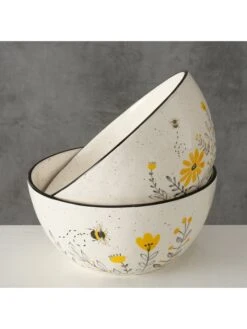 2-delige Set: Mueslikommen "Bieni" Crème - 850 Ml -Boltze boltze 2 delige set mueslikommen bieni creme 850 ml 4