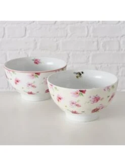 2-delige Set: Mueslikommen "Elsie" Wit - 500 Ml -Boltze boltze 2 delige set mueslikommen elsie wit 500 ml 3