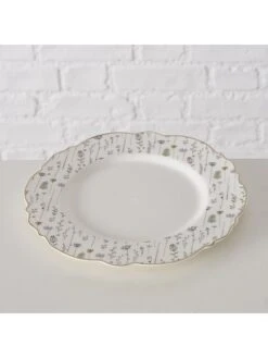 2-delige Set: Ontbijtborden "Kamilla" Wit - Ø 21 Cm -Boltze boltze 2 delige set ontbijtborden kamilla wit o 21 cm 2