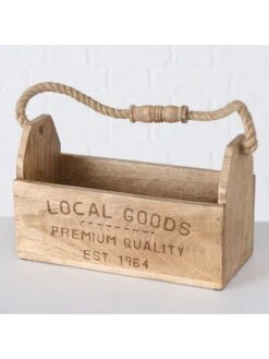 2-delige Set: Opbergkisten "Gardela" Lichtbruin -Boltze boltze 2 delige set opbergkisten gardela lichtbruin 2