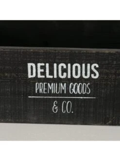 2-delige Set: Opbergkisten "Premium" Zwart -Boltze boltze 2 delige set opbergkisten premium zwart 3