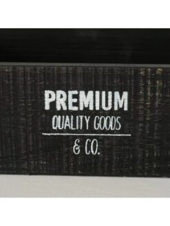 2-delige Set: Opbergkisten "Premium" Zwart -Boltze boltze 2 delige set opbergkisten premium zwart 4