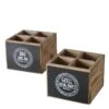 2-delige Set: Organizers "Grillhouse" Zwart - (B)15 X (H)12 Cm -Boltze boltze 2 delige set organizers grillhouse zwart b 15 x h 12 cm