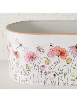 2-delige Set: Plantenpotten "Babette" Wit/meerkleurig -Boltze boltze 2 delige set plantenpotten babette wit meerkleurig 3