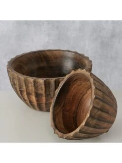 2-delige Set: Schalen "Joaca" Bruin -Boltze boltze 2 delige set schalen joaca bruin 5