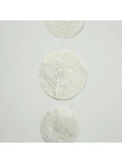 2-delige Set: Slingers "Lale" Wit - (L)180 Cm -Boltze boltze 2 delige set slingers lale wit l 180 cm 2