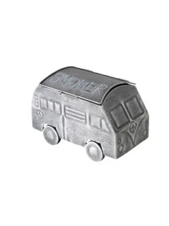 2-delige Set: Stormasbakken "Moby" Zwart/zilverkleurig - (B)21 X (H)14 Cm -Boltze boltze 2 delige set stormasbakken moby zwart zilverkleurig b 21 x h 14 cm 1