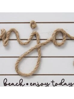 2-delige Set: Tekstbordjes "Salted" Wit - (B)26 X (H)18 Cm -Boltze boltze 2 delige set tekstbordjes salted wit b 26 x h 18 cm 2